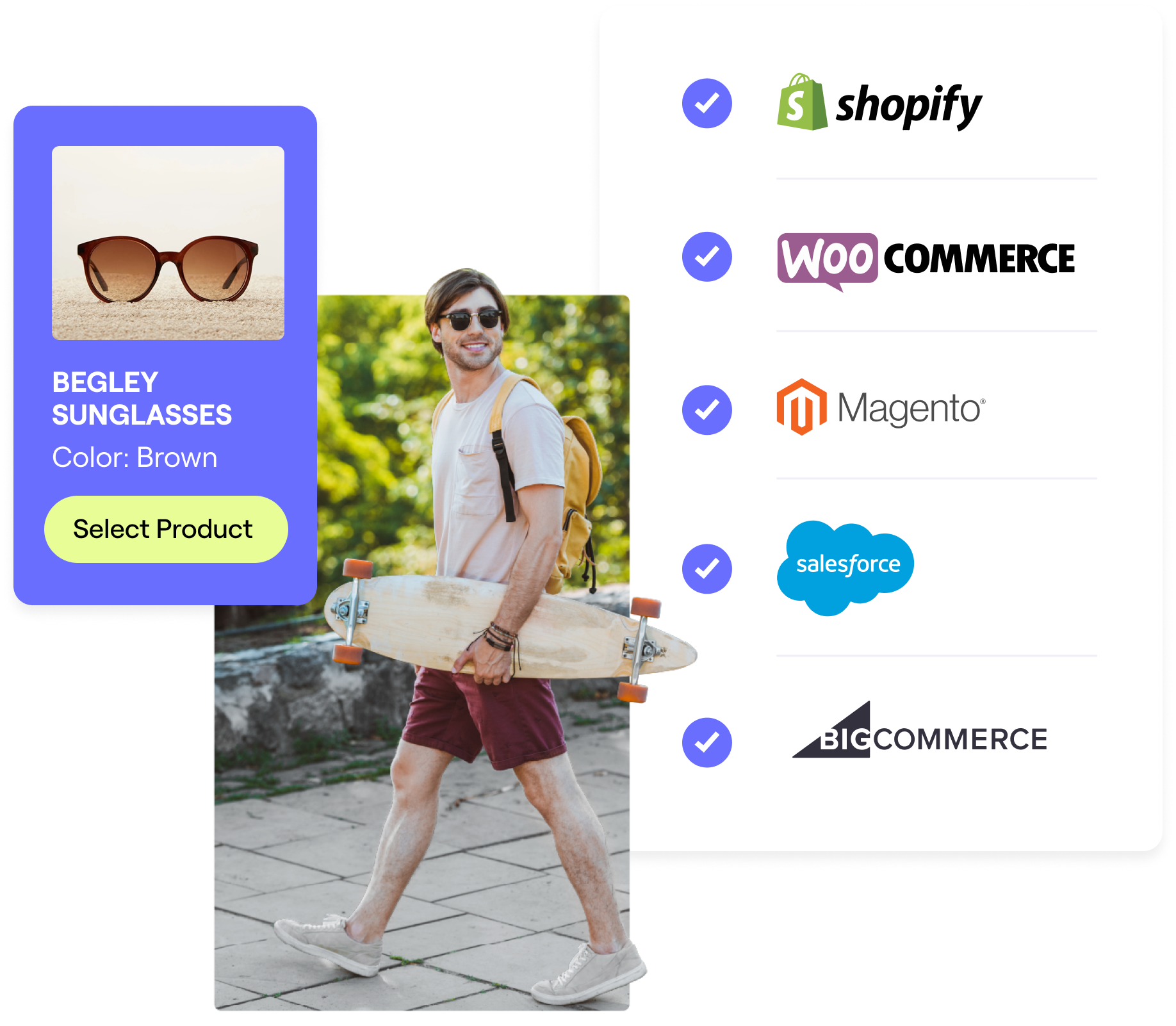 Stylized images of GRIN's influencer gifting platform